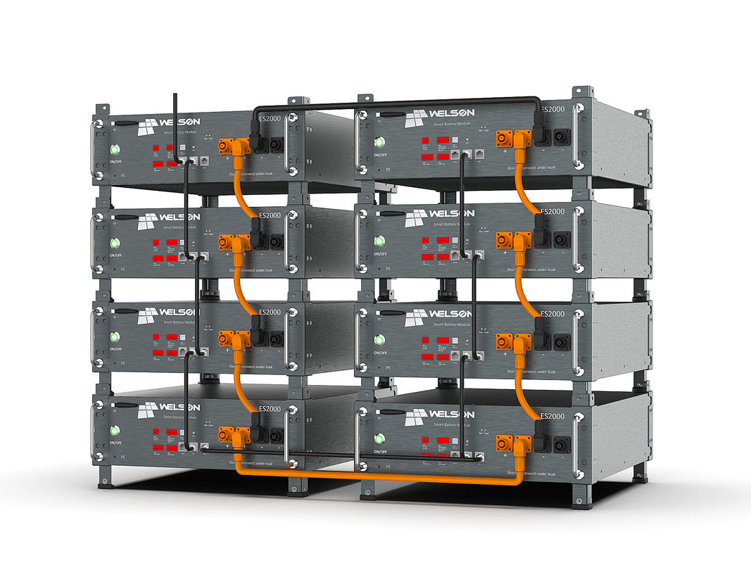 25.6KWH ESS Battery System 51.2V 50AH 25 Kwh Lithium Ion Battery Solar Ups Replacement